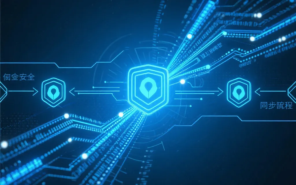 信息同步与安全机制的抽象展示